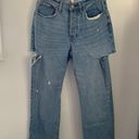 Abercrombie & Fitch 27/4 Curve Love 90s Baggy Low Rise Jeans Cut Out Sides Photo 0