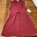 Bebop Front Button Front Tie Dress NWT Photo 2