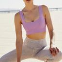 Free People Movement  Good Karma Square Neck Purple Sports Bra M/L Photo 2