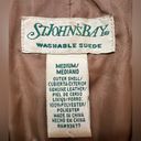 St. John’s Bay  Tan Washable Suede Jacket MEDIUM Photo 3