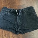 Levi’s 501 Black Denim Shorts Photo 0