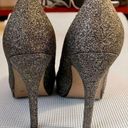 Loft Ann Taylor  shimmering platform heels size 8. Excellent Condition.Beautiful‍ Photo 2