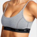 RVCA Base Bra Sports Bra Gray Size XL Photo 4