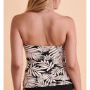 Bleu Rod Beattie  URBAN OASIS Bandeau Tankini Halter Top Black & White 6 NWT Photo 1