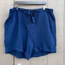 Lane Bryant NWT  Womens Shorts Navy Blue Belted Linen Blend Plus Size 22 24 Photo 0