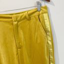 7 For All Mankind  Velvet & Satin Wide Leg Trousers Gold Size 10 NEW Photo 6