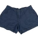 Calvin Klein  Jeans Linen Shorts Navy Blue Size 12 Photo 0