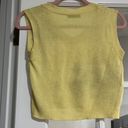 SheIn Yellow Sweater With Purple Flower Print Photo 2