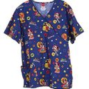 Disney  Halloween Scrub Top Nurse Healthcare Women's Large Photo 0