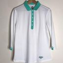 FootJoy  ladies baby pique polo golf shirt with sleeves size large Photo 0
