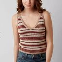 Free People Ditsy Stripe Knit Tank Top Photo 2