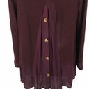 Umgee  oversized maroon boho skirted sweater small Photo 11