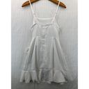 Altar'd State  Wrap Dress Sz S White Ruffled Spaghetti Strap Bow-Tie-Front Flirty Photo 1