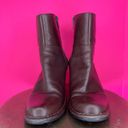 Clarks Indigo by  Saunter Brown Leather Ankle Boot Sz 6m Photo 1