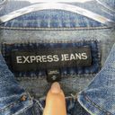 EXPRESS Y2k Vintage  Jean Jacket with Patches Medium Heart Kidcore Retro Denim Photo 8