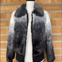 Sam Edelman  ombre faux fur coat Sz small Photo 8