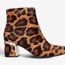 DKNY  Cow Fur Leopard Print Corrie Ankle Boot Photo 1