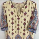 Gibson Latimer paisley shift cream dress women’s Size Medium Photo 2