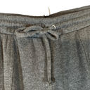 Rae Dunn  Dark Gray Drawstring Waist Cuffed Casual Sweatpants Women Sz L Photo 5