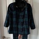 Tuckernuck  Blackwatch Plaid Faye Blouse Size Small Color Green Photo 0