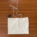 Brandy Melville white key hole halter top Photo 1