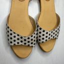 Latigo  Mollee Polka Dot D'Orsay Flats Sandals Brown Black White Size 8 Photo 3