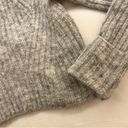 H&M Grey Chunky Knit Crewneck Cozy Thick Warm Sweater Size XSmall EUC Photo 1