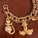 Krass&co Vintage HOB  Cat Mouse Animal Charm Bracelet Gold Tone Jewelry House Borvani Photo 2