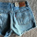 Levi’s NWT  501 High Rise Denim Shorts Jean 26 Photo 7