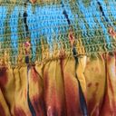 Tracy Evans Vintage Y2K  Light cotton tie dye Ruffle skirt tube top festival XL Photo 9