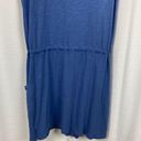 Sundry  Blue Cotton Slub Knit Waist Tie Dress Sz.2(M) NWT Photo 11