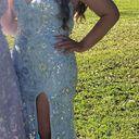 Madison James Light Blue Prom Dress Photo 0