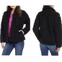 Chelsea28  Black Faux Fur Oversized Teddy Coat Jacket Size XS Photo 1