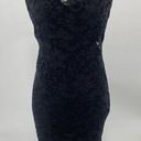 None Black lace cutout mini dress, bodycon, sleeveless size‎ large Photo 0