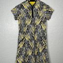 Bermuda  Sands Women S Yellow Black White Golf Dress Short Sleeve 1/4 Zip Pockets Photo 0