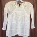 BCBGMAXAZRIA Crochet Top Photo 1