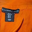 Sincerely Jules Size XL Orange Backless Jumpsuit Concert Festival Vacation Beach Photo 8