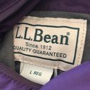L.L.Bean  Quilted Reversible Lightweight Fall/Winter Vest Purple Pink Zip Up LG Photo 6