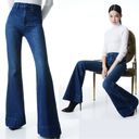 Alice + Olivia  Beautiful High Rise Bell Jeans in Love Train Size 24 Photo 1