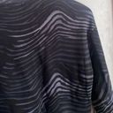 Rails Marlo Charcoal Watercolor Stripes Sweatshirt Photo 5