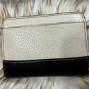 Kate Spade  Snap Zip Wallet Ivory Black Tan Photo 1