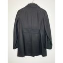 Gallery Womens Black Wool Coat Large Photo 8