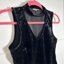 Candie's Small crushed velvet choker sleeveless top Photo 1