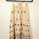 Joie  Champagne Cream Racerback Tank Top Tunic Morrocan Style Size Small Pesca Photo 0