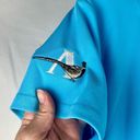 NWT Sport Haley Zip Up Polo Small Blue Photo 3