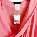 J.Crew  Pink Light Cotton Cowl Neck Short Sleeve Sundress Size XS Photo 3