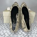 PARKE MARION  Must Have Flat Python Snake Print Classic Pointy Toe Flat, Size 37 Photo 4