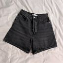 ZARA Mom Denim Shorts High Rise Size 4 Photo 0