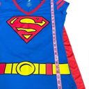 DC Comics Superman Supergirl Women’s V-Neck Top with Removable Red Cape Costume size XL Photo 7