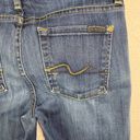 7 For All Mankind 7 For‎ All Mankind Blue Kimmie Crop Distressed Jean sz 25 Photo 4